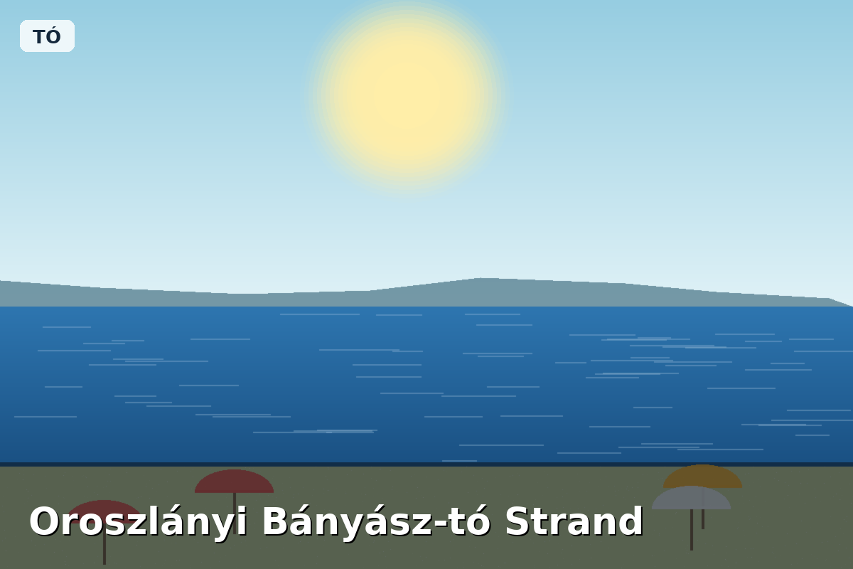 Oroszlányi Bányász-tó Strand
