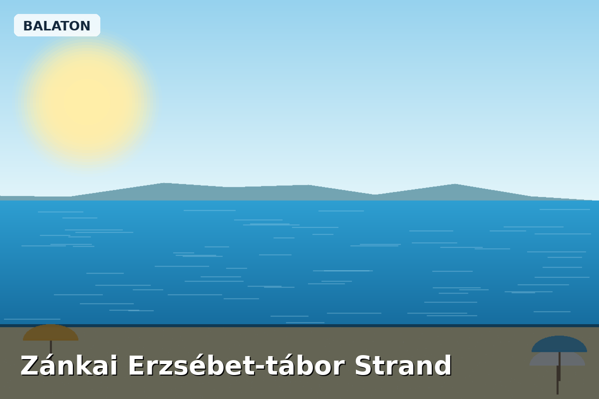 Zánkai Erzsébet-tábor Strand